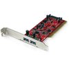 Startech.Com Dual Port PCI SuperSpeed USB 3 Controller Card with SATA Power PCIUSB3S22